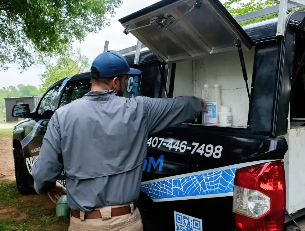 Pest control toolbox and equipment