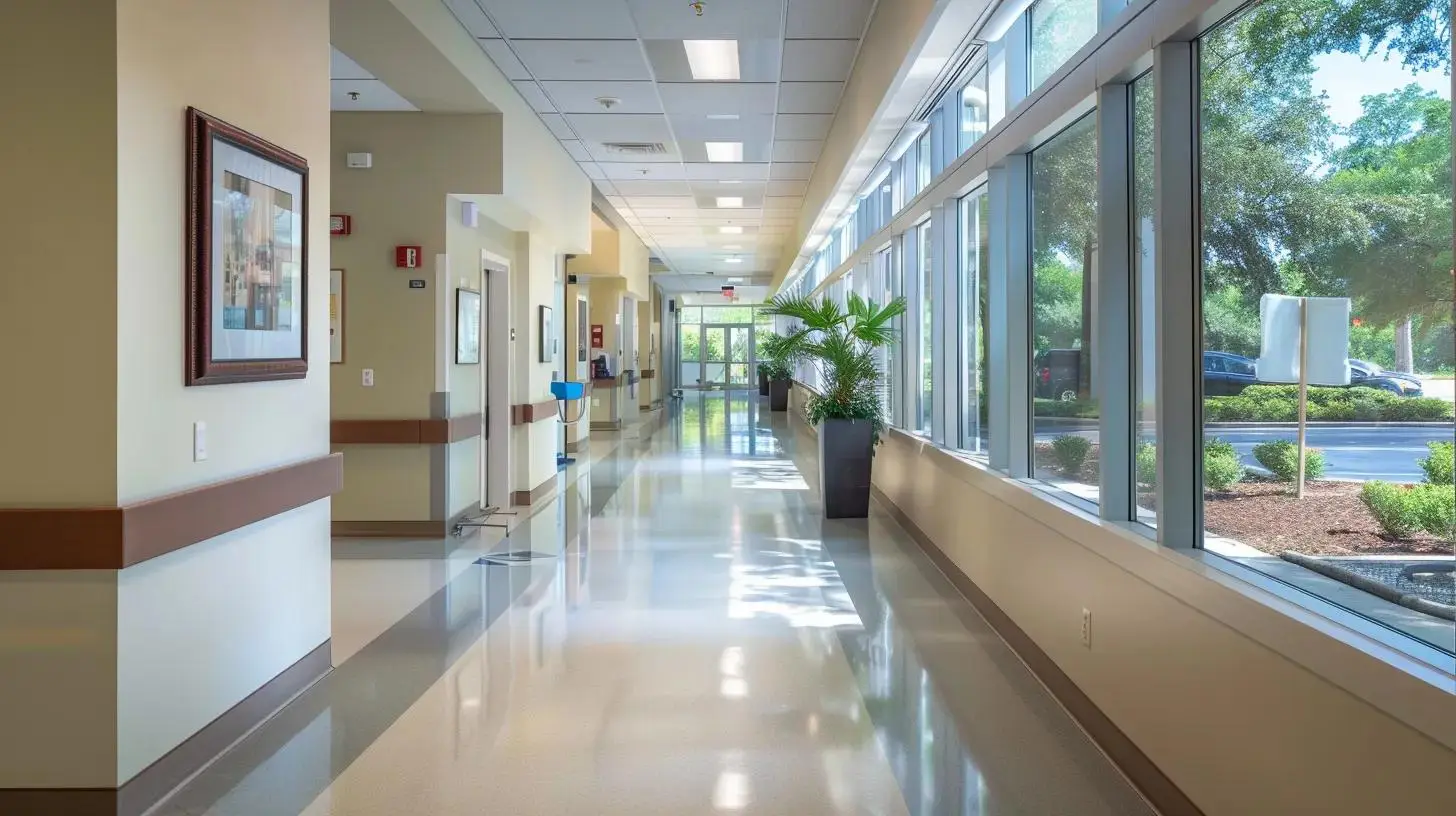 Healthcare facility protected by professional pest management services
