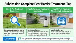 What Does Our Complete Pest Barrier Treatment Plan Include for Subdivisions