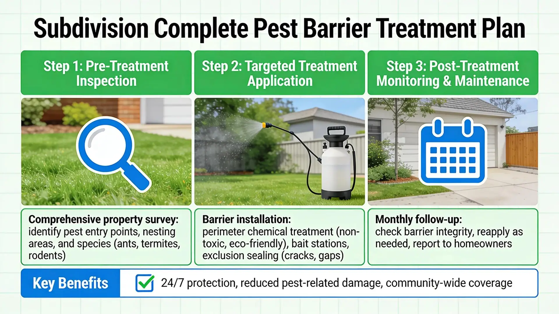 What Does Our Complete Pest Barrier Treatment Plan Include for Subdivisions