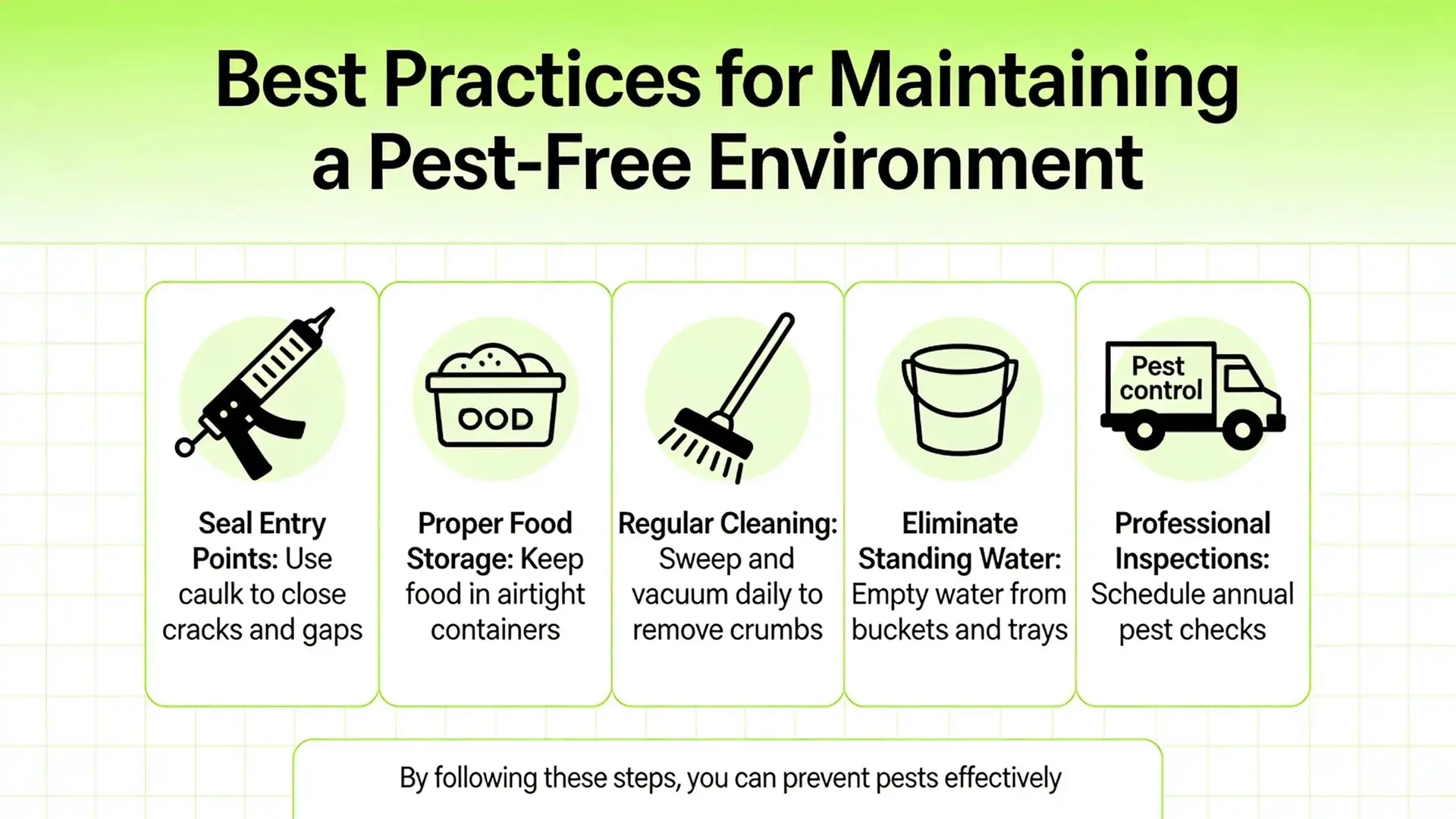 Pest prevention best practices