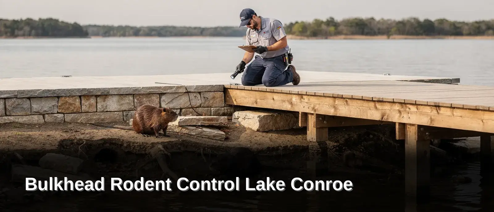Groundhogs, muskrats, and beavers gravitate toward shoreline structures. Their tunneling undermines the wood and stone